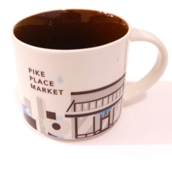 Starbucks 2017 You Are Here Collection Pike Place Market 14oz Mug Cup - Picture 1 of 6